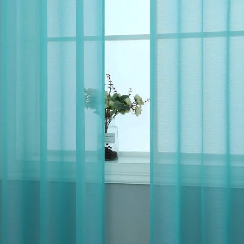 Teal Sheer Curtains Abu Dhabi
