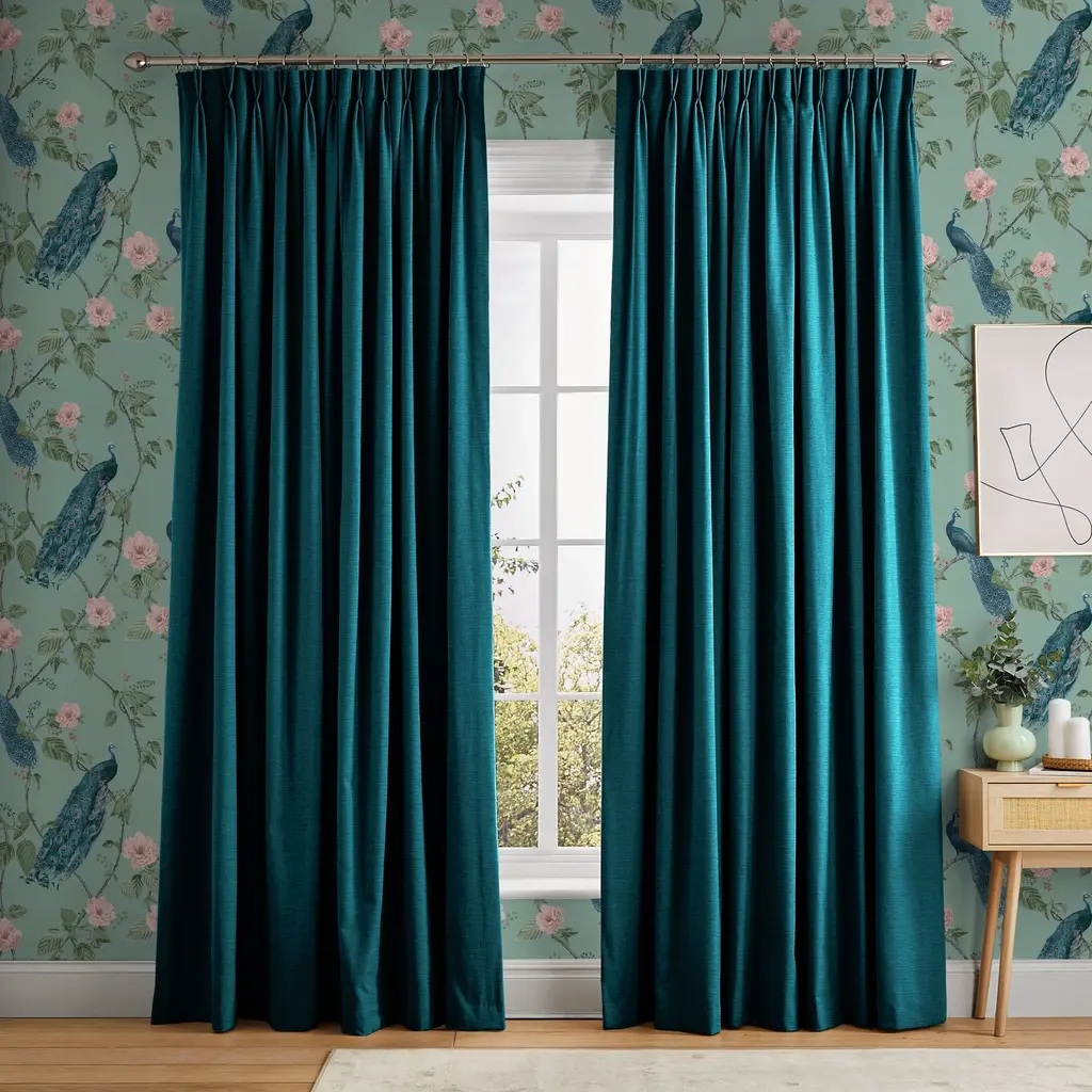 Ethereal Teal Curtains