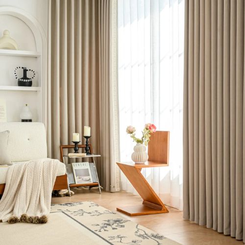 Luxurious Cashmere Blackout Curtains