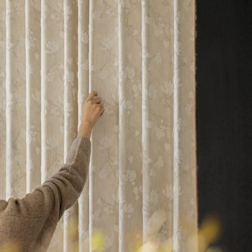 Luxury bedroom curtain Downtown Dubai