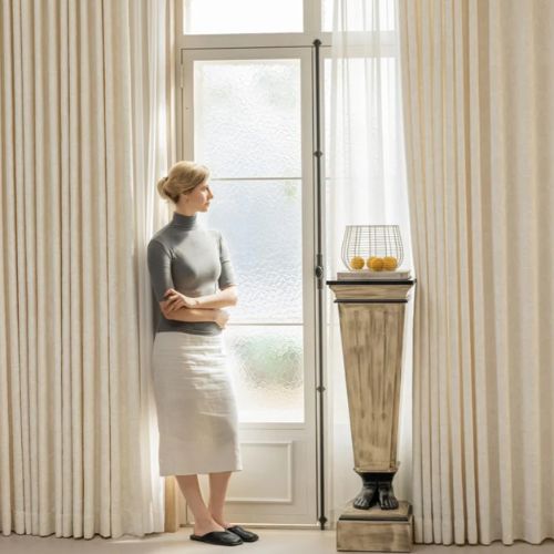 White Blackout Curtains