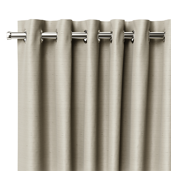 Ahisma Luxe Faux Silk Oyster Curtains 02
