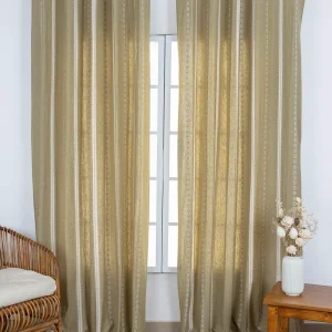 Bhumi Linen Cotton Blend Ethnic Textured Curtain
