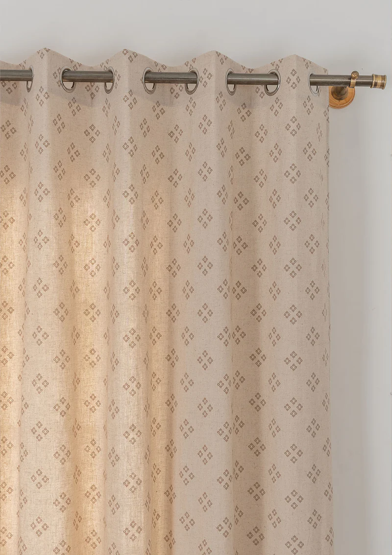 Harvest Linen Cotton Textured Curtains 01