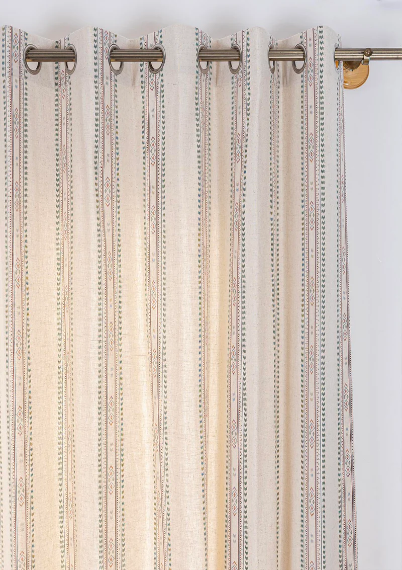 Kalai Linen Cotton Printed Curtain 02