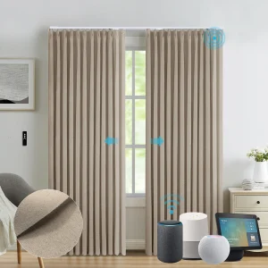 Motorized Curtains 93% Blackout Demeter