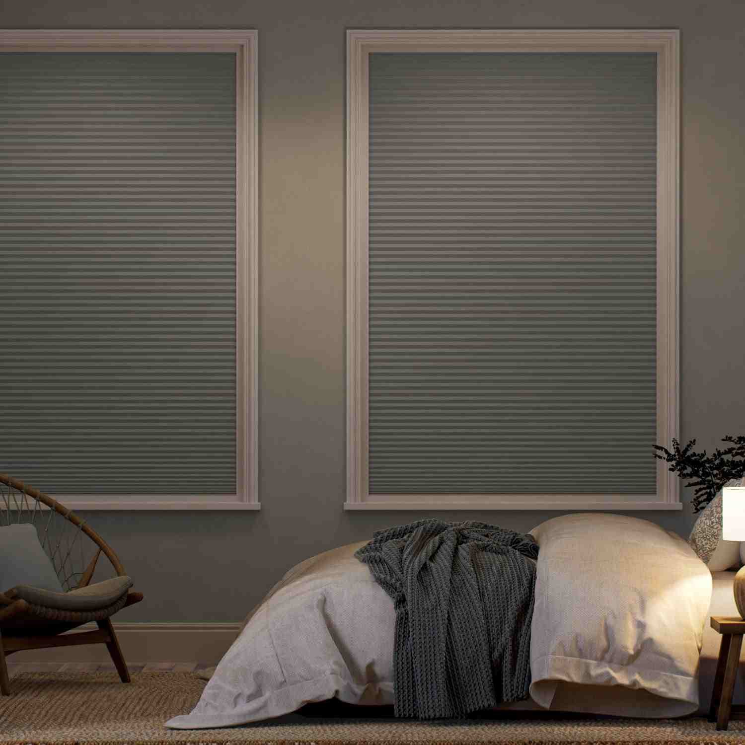 MaxShade Complete Blackout Slate Thermal Blind 03