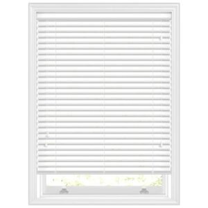 50mm Classic White Wood Window Blind
