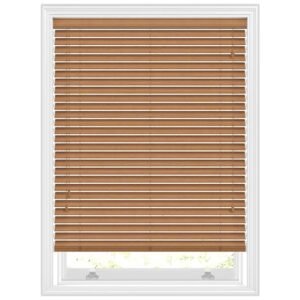 50mm Tuscan Oak Style Wooden Blind