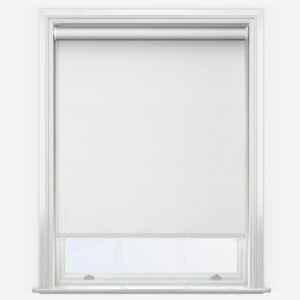 Aqualush Elegant White Window Roller Shade