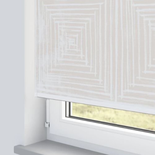 Blush Electrical Roller Blind - Adina