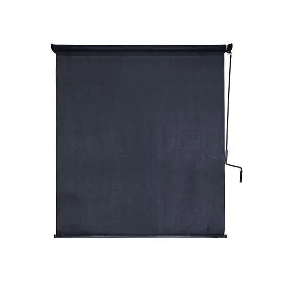 Coolaroo Outdoor Crank Blind – Graphite 2.1x2.1m