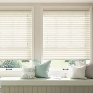 Devon Cream Satin – EcoWood Venetian Blind