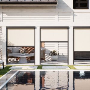 Flax ZipShade Outdoor Screen by Solaris