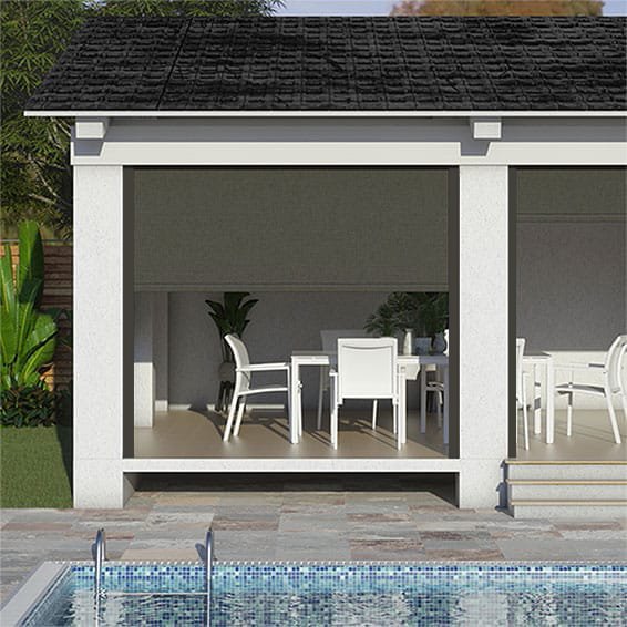 Forest Shade Outdoor Patio Blind