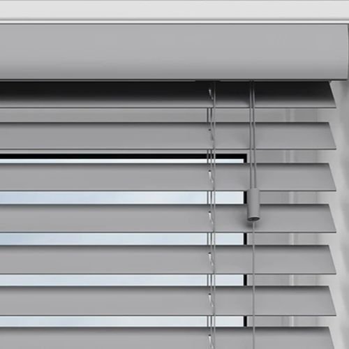 Grey Satin Ecowood Venetian Blind 03