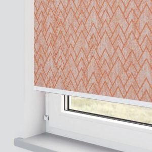 Isabella Tangerine Electrical Roller Blind