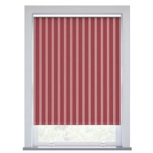 JL x Sanderson Arbre Stripe, Mulberry Putty Blackout Roller Blind