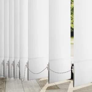 Made-to-Fit Vertical Blinds with Linear Design