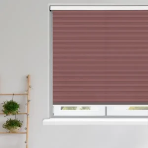 Mediterranean Red Honeycomb Shade