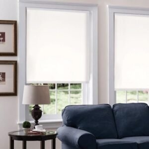 Modern Fabric Light-Filtering Roller Blinds