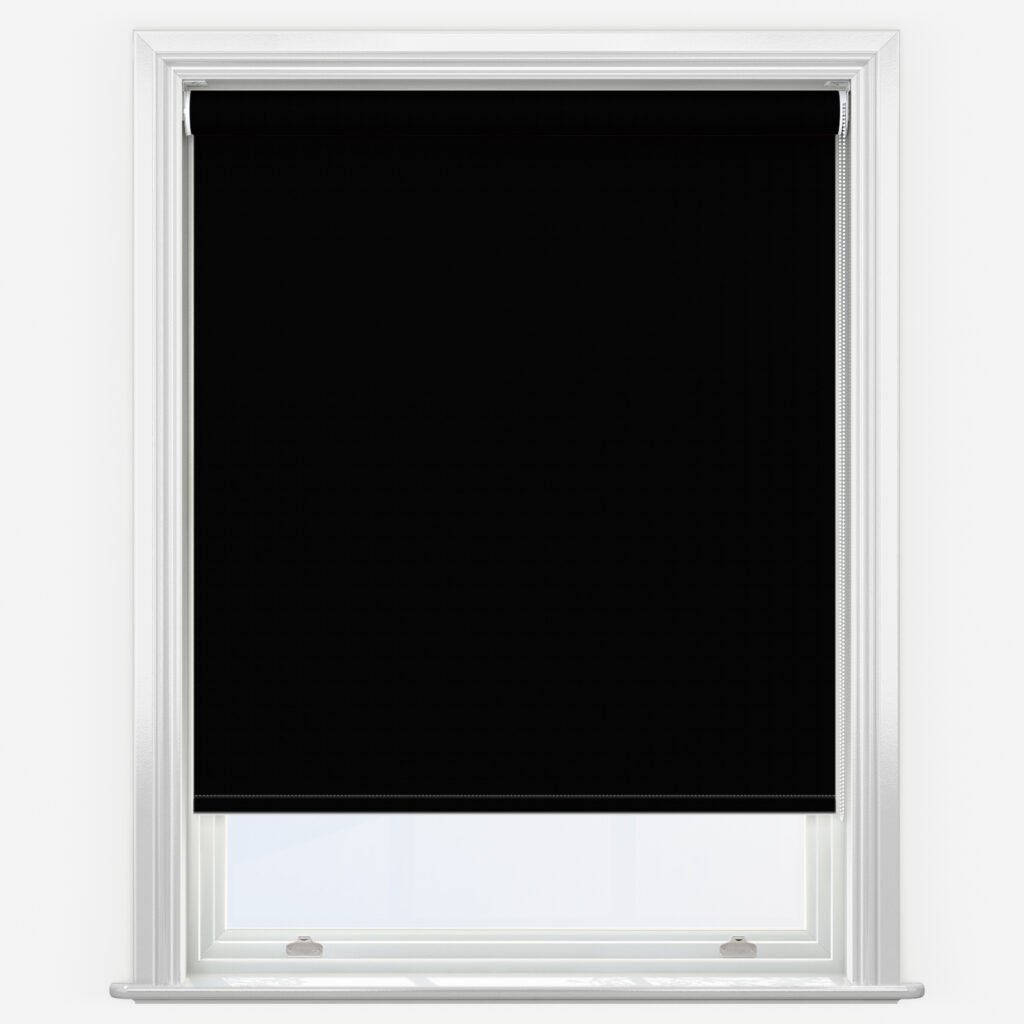 Premium AquaLuxe Elegant Black Window Roller