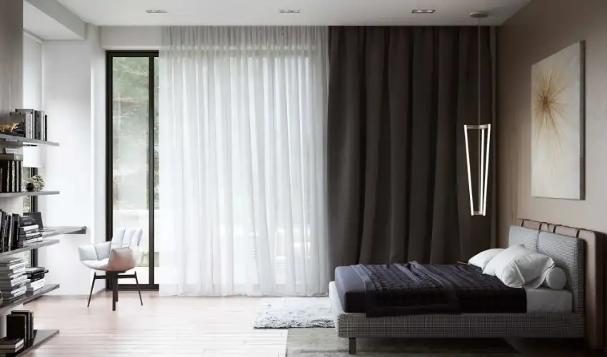 Floor-to-Ceiling Curtains Villa UAE