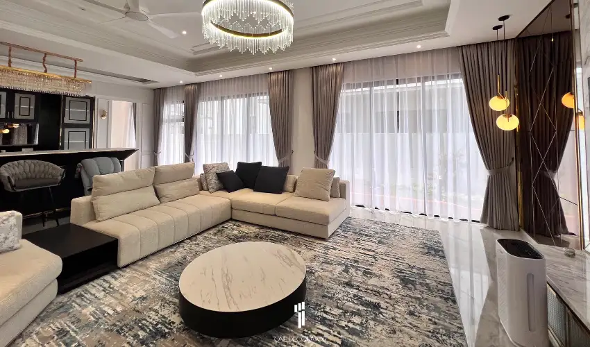 Layered Curtains (Sheer + Blackout or Dimout Drapes)