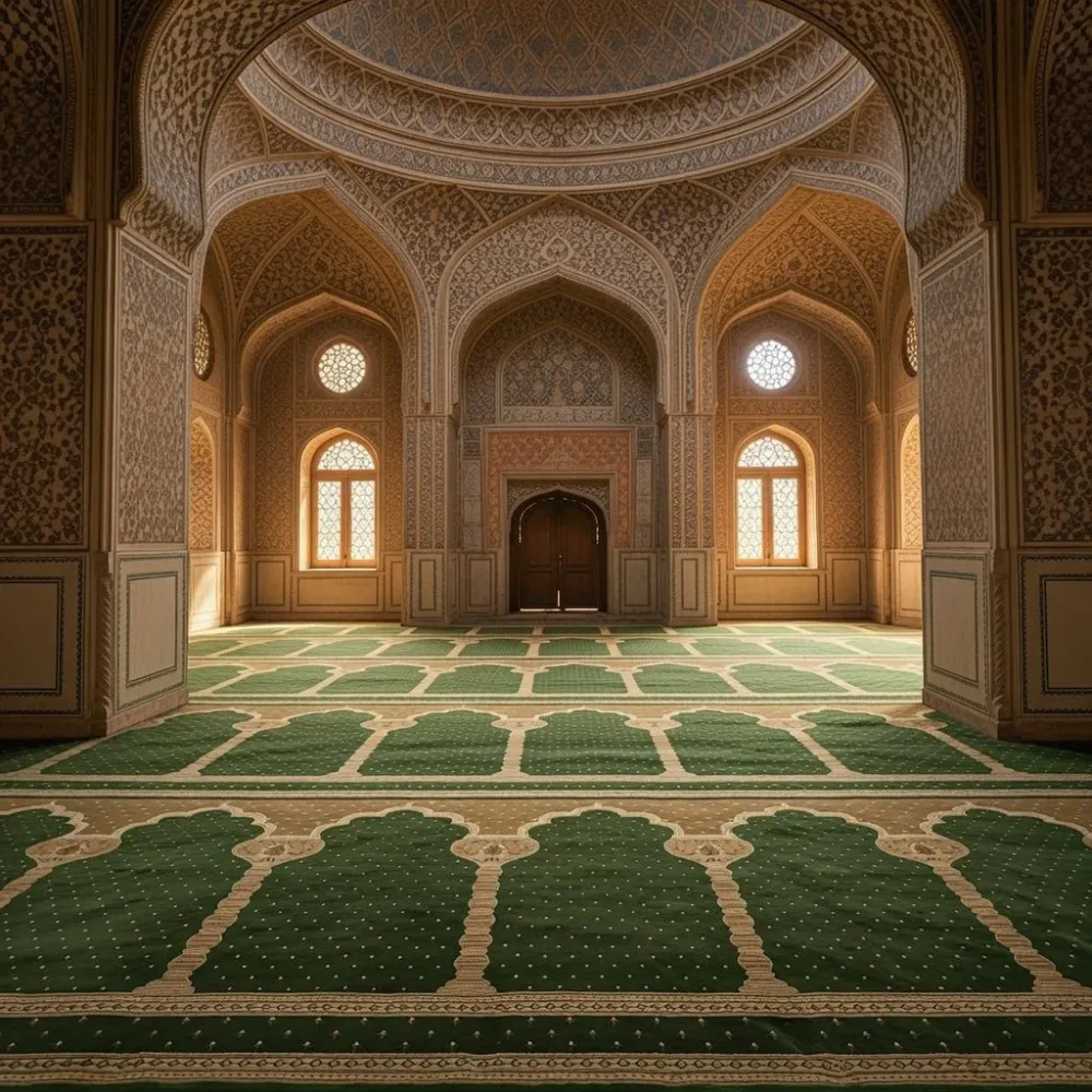 Green Mosque Carpets