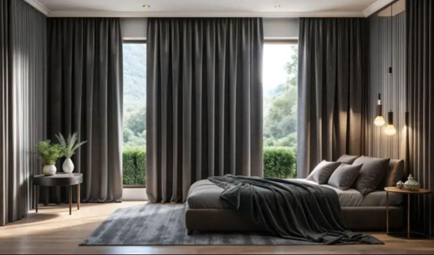 Blackout curtains and blinds for UAE bedroom